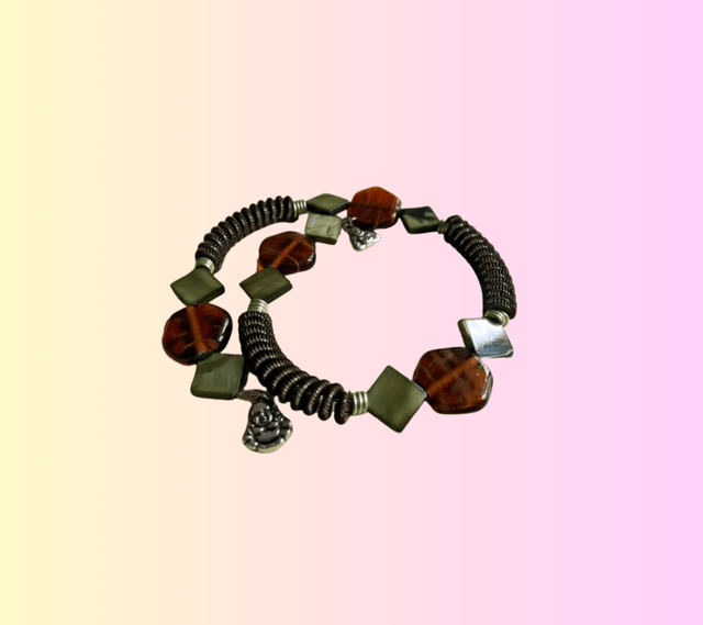 B Bracelet Boudha Chocolat