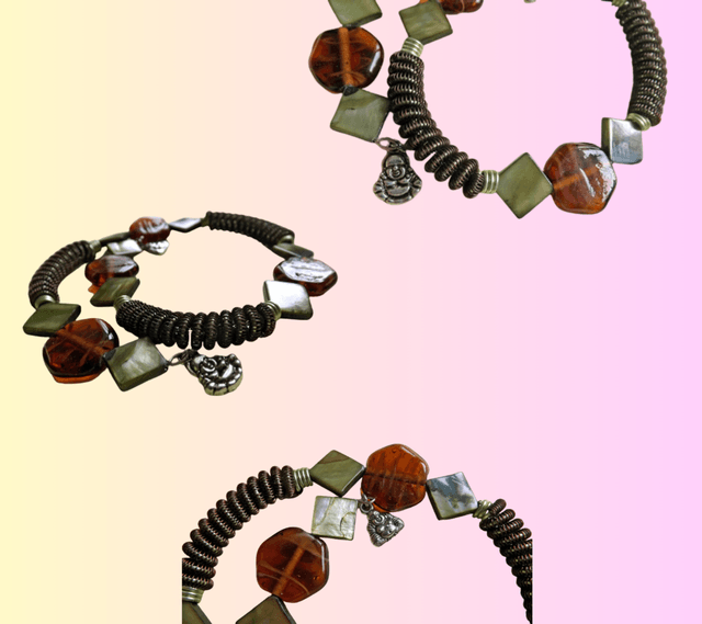 B Bracelet Boudha Chocolat