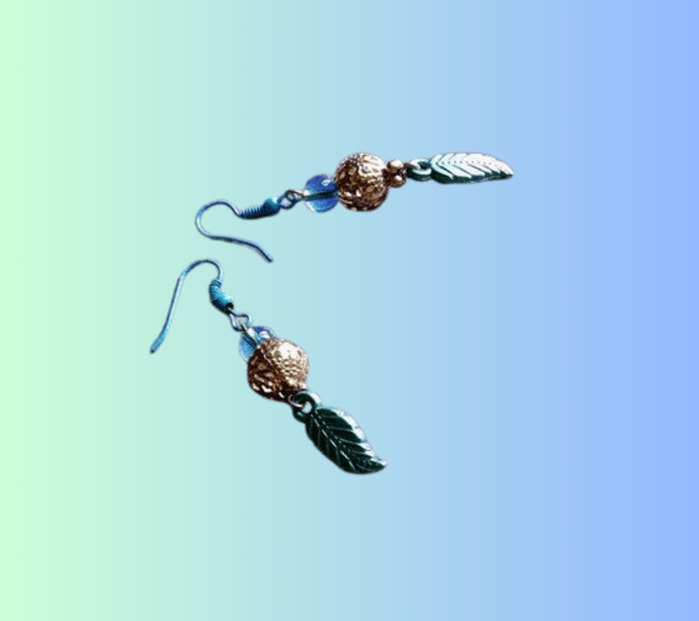 A Boucles d'Oreille Rêve bleu