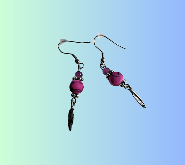 A Boucles d'Oreille La Vie en Rose
