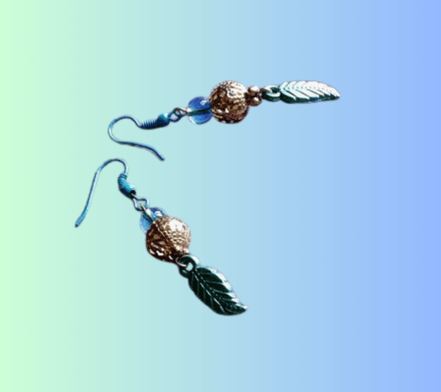 A Boucles d'Oreille Rêve bleu