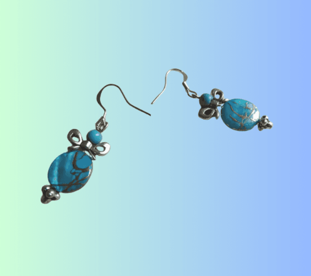 A Boucles d&#039;Oreille Mignardise Bleue